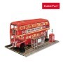 Puzzle 3D cu led Autobuz londonez cu etaj 161 piese